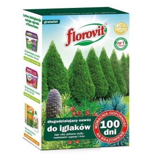 Îngrășământ de conifere de lungă durată "100 dni" (100 de zile) - Florovit® - 1 kg - 