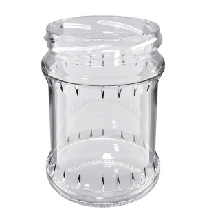 Tarros de vidrio twist-off, tarros de albañil - fi 82 - 500 ml con tapa blanca - 8 piezas - 