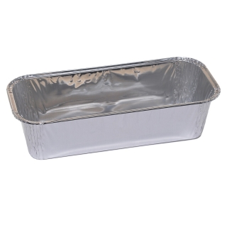 Long aluminium cake tin - for fruitcakes, swiss rolls and gingerbread - 985 ml - 5 pcs