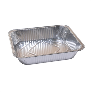 Aluminium oblong rectangular roasting mould for chicken, meat and roasts - 3.5 l - 3 pcs