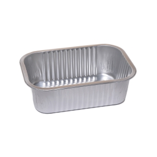Aluminium oblong rectangular tin for casseroles, pork neck and loin - 1.56 l - 9 pcs