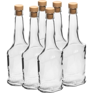 Bottle Awangarda - white - 500 ml - 6 pcs