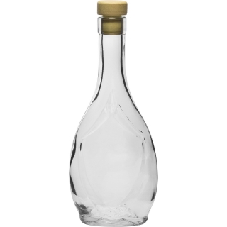 Herbowa (escudo de armas) botella con corcho - 250 ml - 6 piezas - 