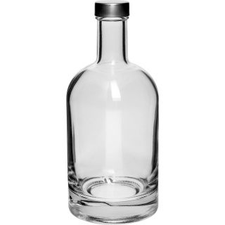 Láhev "Miss Barku" (Miss Cocktail Cabinet) s otočným víčkem - bílá - 500 ml - 
