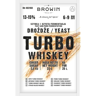 Levedura de destilaria Turbo - Whisky - 23 g - 