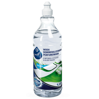 ECO Extra čista demineralizirana voda - miris đurđevka - idealan za glačala, parnike i parne mopove - Mill Clean - 1,22 l - 