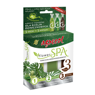 Flower SPA - potteplantebehandling - optimalt valgt gjødselsett - Agrecol® - 3 x 30 ml - 