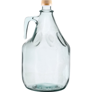 Glasballon / Korbflasche "Dama" mit Deckel - 3 Liter - 
