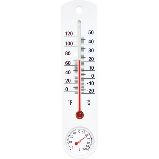 Utomhus / inomhus vit termometer - – Garden Seeds Market | Gratis frakt