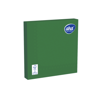 Papieren servetten - 33 x 33 cm - AHA - 20 stuks - groen - 