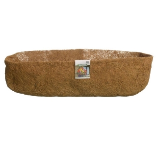 Wall mounted coconut-fibre mat for hanging baskets 60 cm
