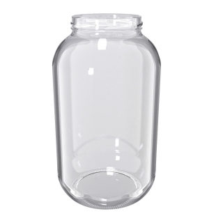 Üveg lecsavarható üveg, befőttesüveg - fi 100 - 4,25 l - 