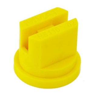 Flat fan sprayer nozzle SF-02 - yellow - Kwazar