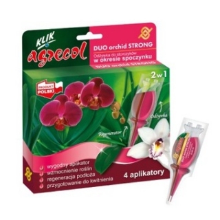 „Duo Orchid“ - regeneratorius + maistinė medžiaga - pagerina ir prailgina orchidėjų žydėjimą - „Agrecol®“ - 4 x 40 ml - 