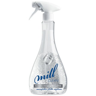 Marseilleské mýdlové vločky - čisticí prostředek na okna, zrcadla a sklo - Mill Clean - 555 ml - 