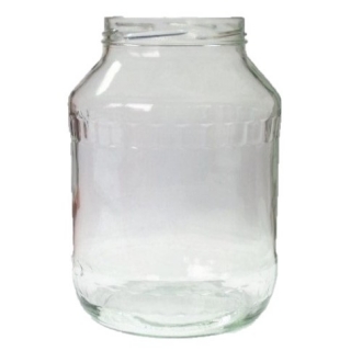 Üveg lecsavarható üveg, befőttesüveg - fi 100 - 2,65 l - 
