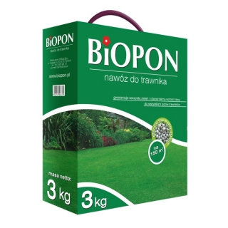 Trávníkové hnojivo - Biopon - 3 kg - 