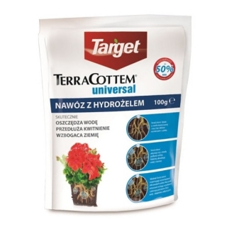 Terakotové hnojivo s hydrogelem - terč - 100 g - 