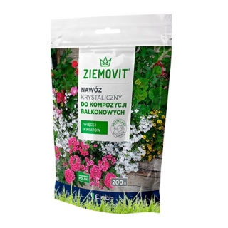 Fertilizante cristalino para composições de varanda - Ziemovit® - 200 g - 