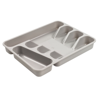 5-compartment cutlery tray - Pablo - city grey