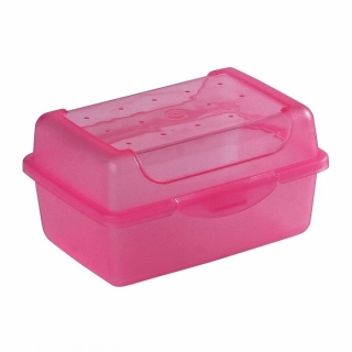Contenitore per alimenti, lunch box "Luca" - 0,35 litri - rosa fresco - 
