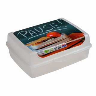 Прозрачный контейнер для еды Carla 'Pause' - 17 x 13 см - 
