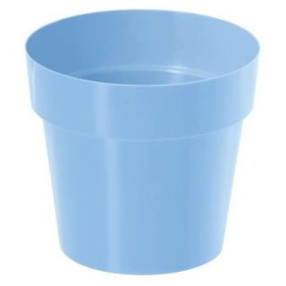 Vaso simples redondo - 16 cm - azul bebê - 