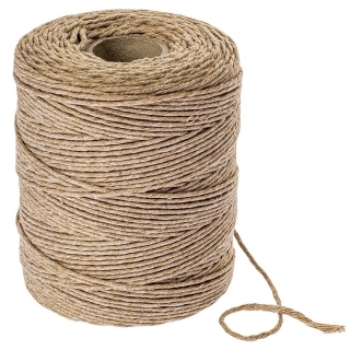 Cotton butcher's twine, grey - 250 g - ovenproof up to 240⁰C