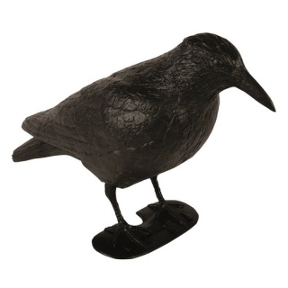 Grand corbeau pour effrayer les pigeons et autres oiseaux - 40 cm - 
