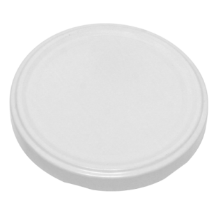 White jar lids - ø 66 mm - 10 pcs