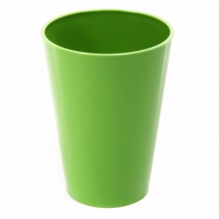 Vaso redondo alto - Lilia - 12,5 cm - Verde claro - 