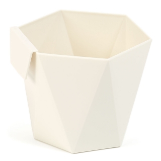 "Heca" modular pot casing for herbs - 10.5 cm - creamy-white