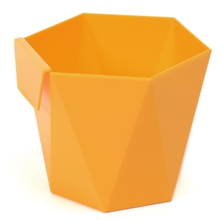 Vaso modular "Heca" para ervas - 12,5 cm - laranja-abóbora - 