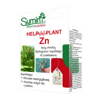 Help Plant Zn - contre la chlorose intraveineuse et la tache noire de la pomme - Sumin® - 20 ml - 