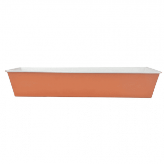 Tabuleiro antiaderente - laranja - 36 x 24,5 cm - ideal para assar bolos - 