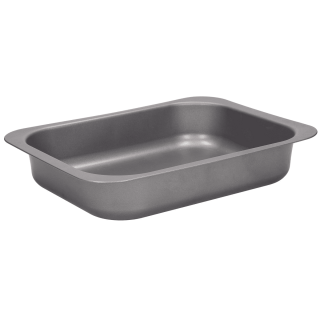Non-stick baking tray - grey - 29 x 22 cm - ideally suited for baking cakes