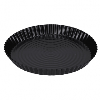 Black non-stick pizza pan - ø 30 cm