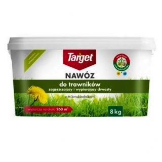 Lawn thickening and weed eliminating fertilizer - Target - 8 kg