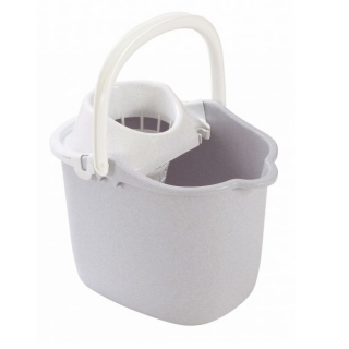 Bucket with a wringer - grey