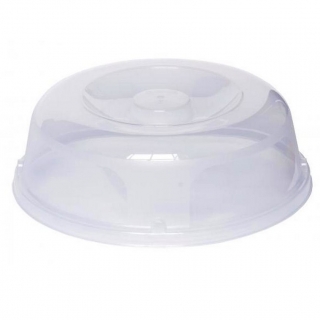 Plate lid for microwave ovens - transparent