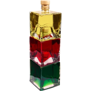 Botellas de licor, sirope, jugo - apilables - Bruno - 250 ml - 3 piezas - 