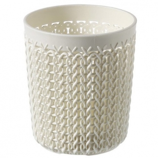 Round container, box "Knit S" - 0.6 litre - light beige