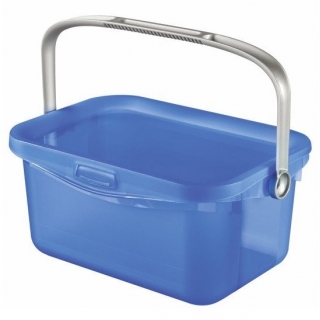 All-purpose bucket with a handle "Multiboxx" - 3 litres - transparent blue
