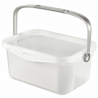All-purpose bucket with a handle "Multiboxx" - 3 litres - transparent