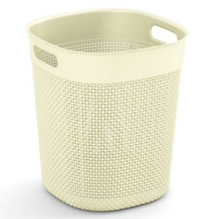 Round basket, storage box "Filo Bucket" - 16 litre - light beige