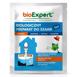 Bioloģiskais cesspit līdzeklis BioExpert - novatorisks un videi draudzīgs - 25 g - 