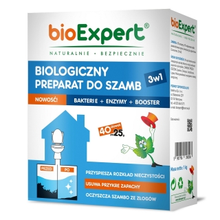 „Bio cesspool agent“ - novatoriškas ir ekologiškas - „BioExpert“ - 1 kg, cesspit agentas - 
