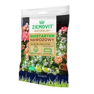 Hnojivo Biostarter - prírodné a ekologické rastlinné krmivo pre bohaté pestovanie od samého začiatku - 100 gramov - 