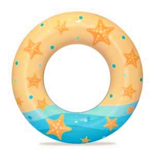 Anillo de natación, flotador de piscina - Estrella de mar - 61 cm - 