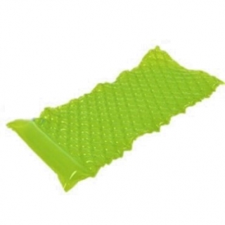Felfújható medence úszó, matrac - zöld - 218 x 88 cm - 